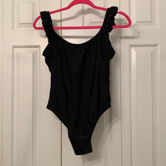 NWOT Ruffle High Rise One Piece Swimsuit - Picture 1 of 5